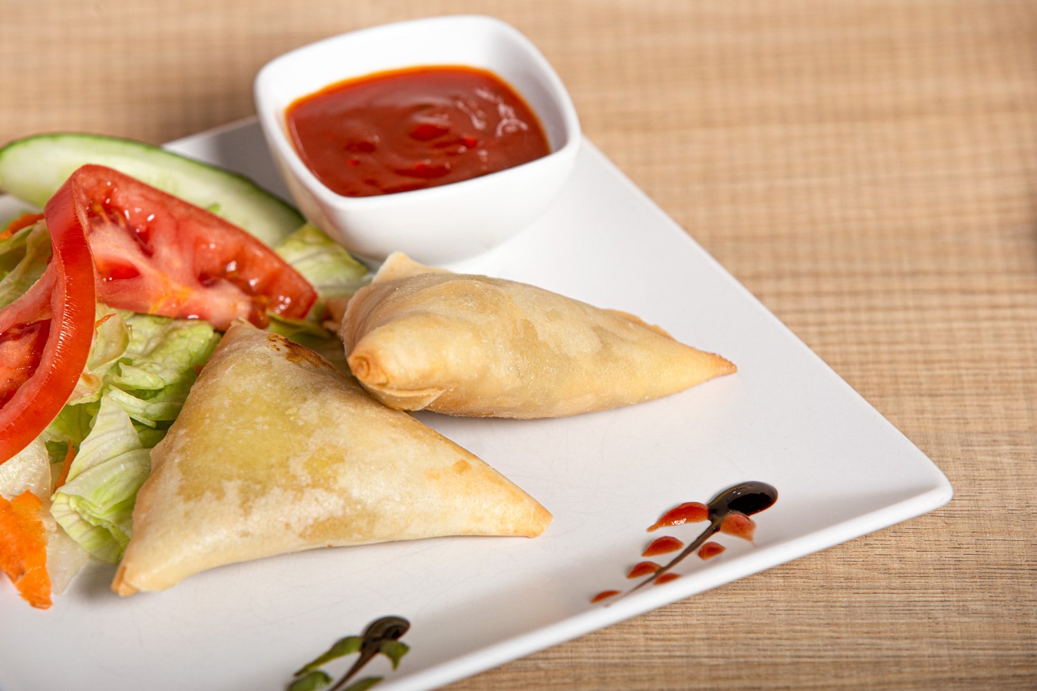 Samosa de verduras (2 uds)